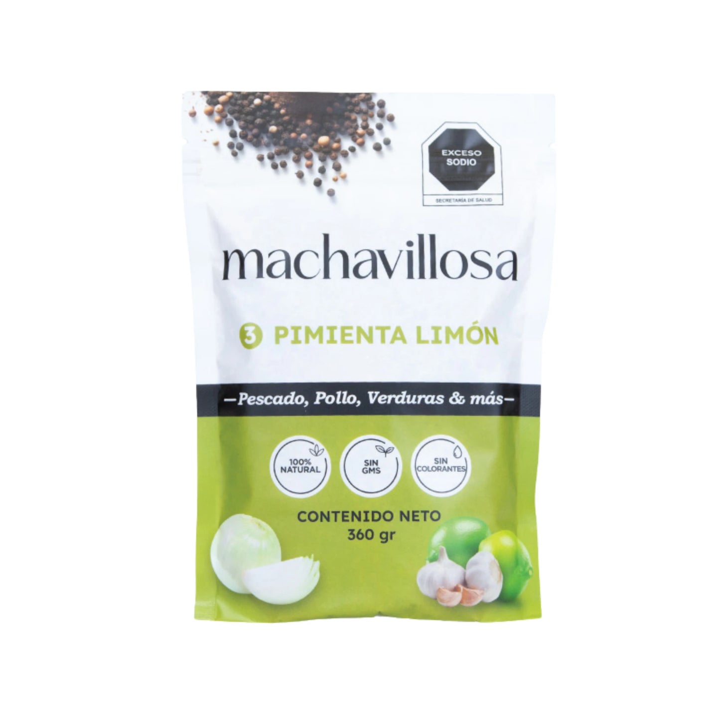 Sazonador 3, Pimienta limón