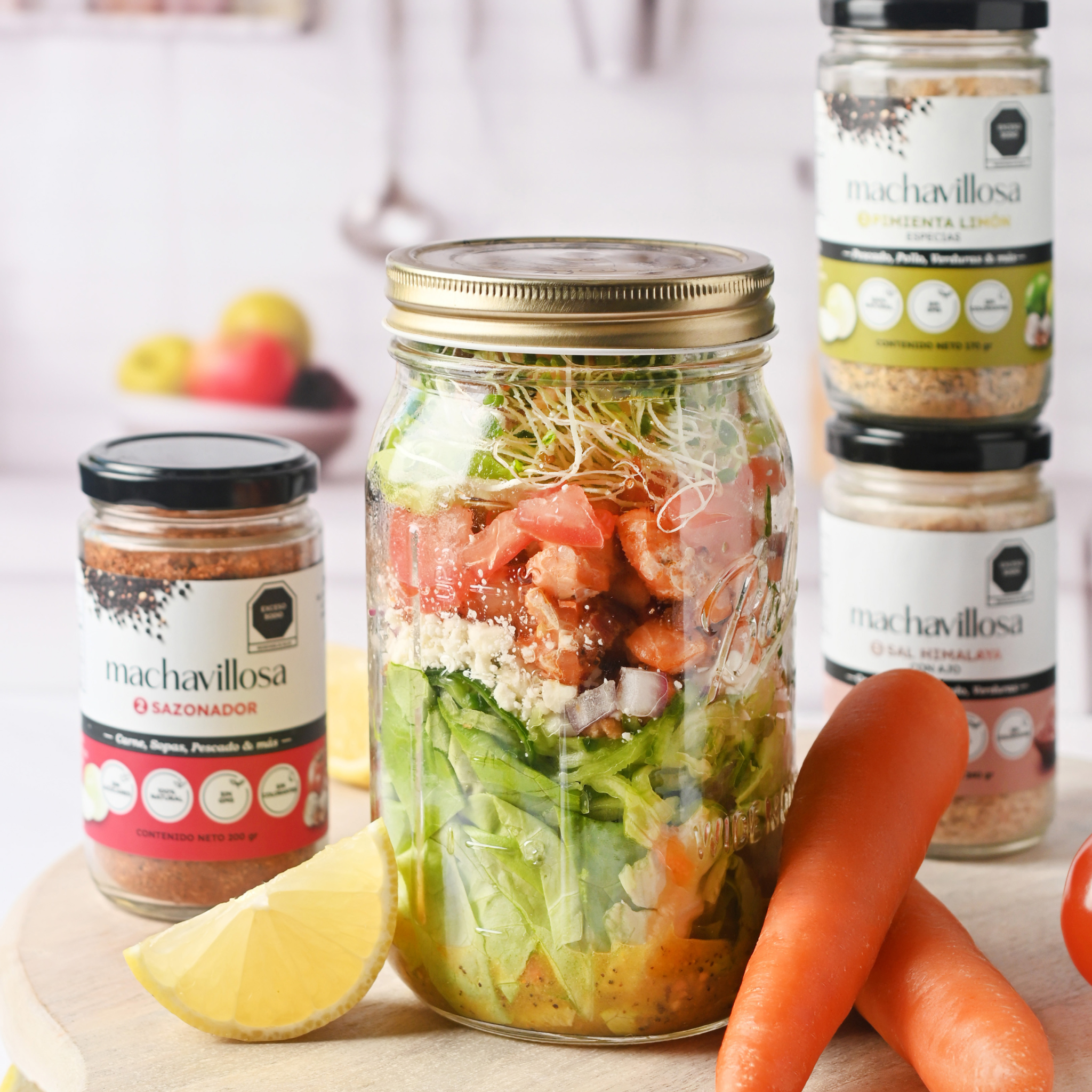 ENSALADA MASON JAR