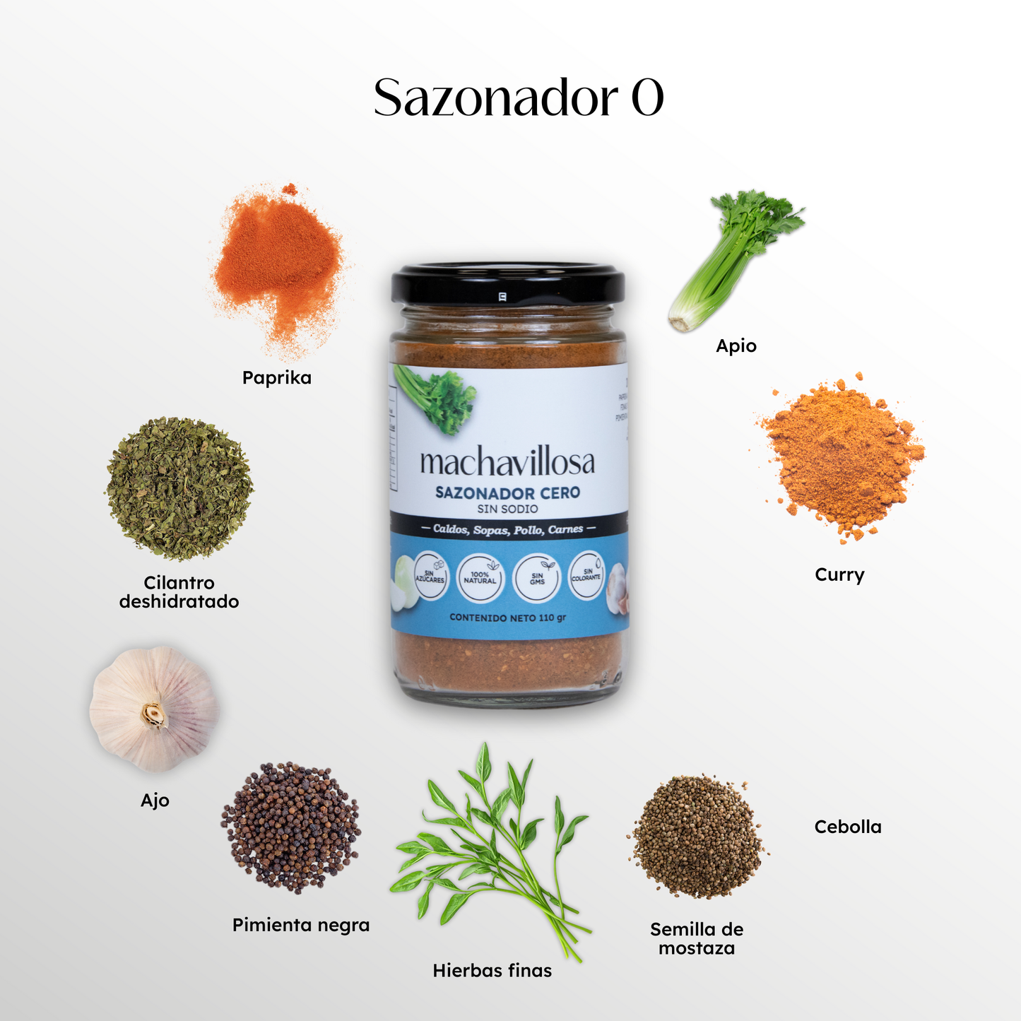 Sazonador 0, Sin Sodio