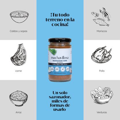 Sazonador 0, Sin Sodio