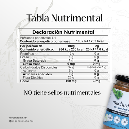 Sazonador 0, Sin Sodio