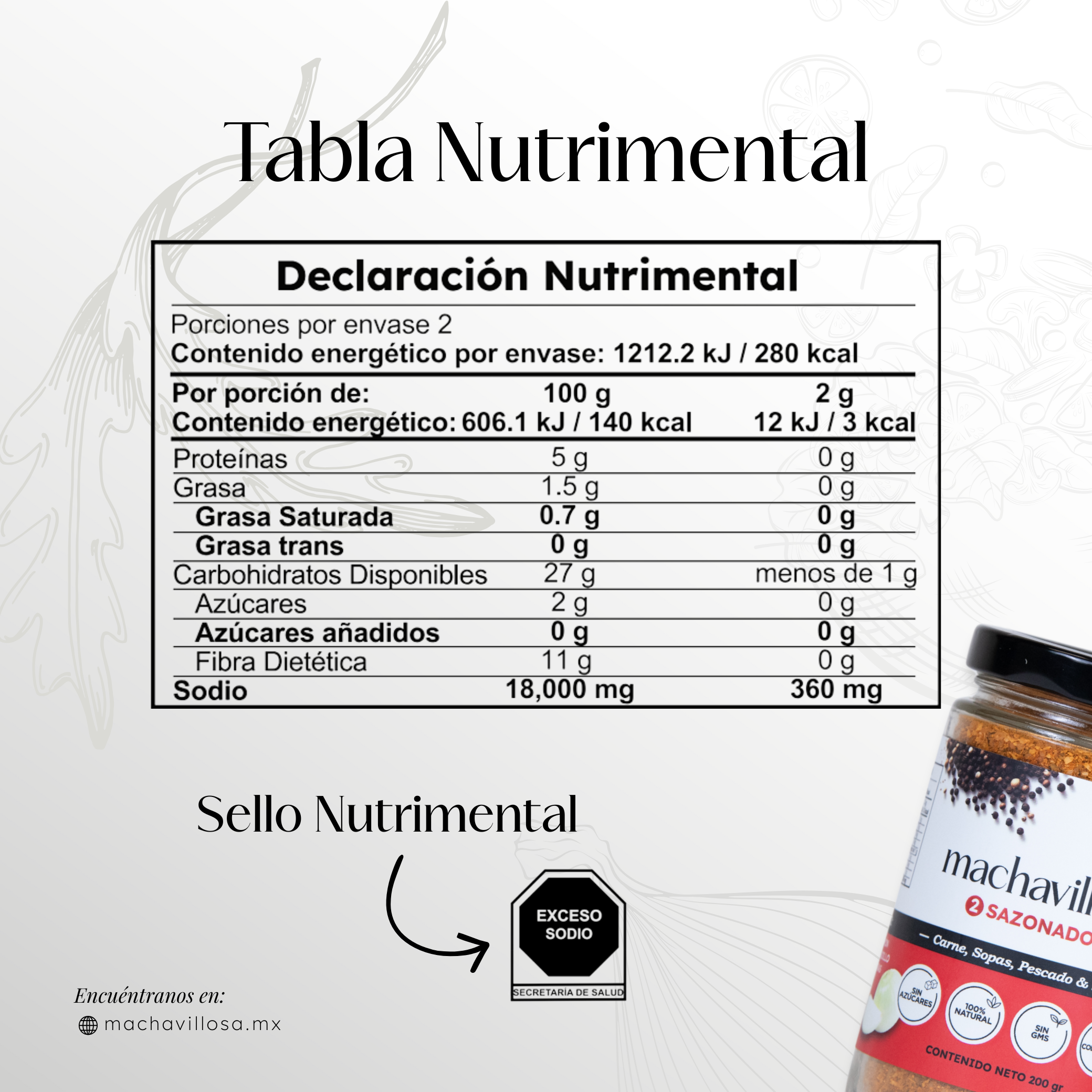 Sazonador 2, Consomé de tomate