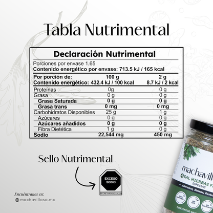 Sazonador 4, Hierbas finas