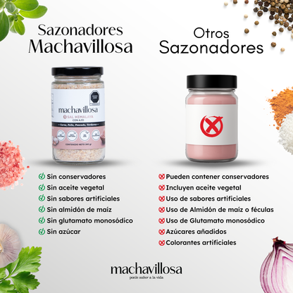 Sazonador 5, Sal Himalaya con Ajo