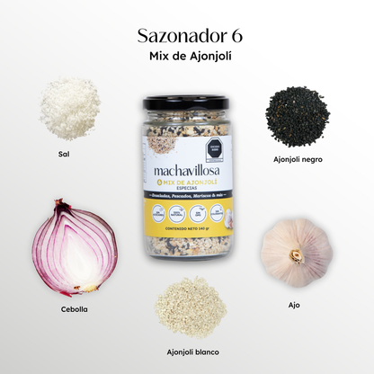 Sazonador 6, Mix de Ajonjolí